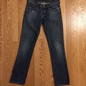 Citizens of Humanity distressed straight leg jean